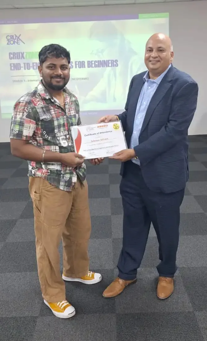 Cruxozne Traning Certificate Distribution image